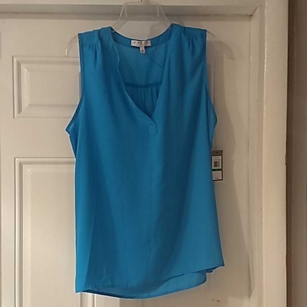 Chaus, New With Tags, Turquoise Shirt, Size Large